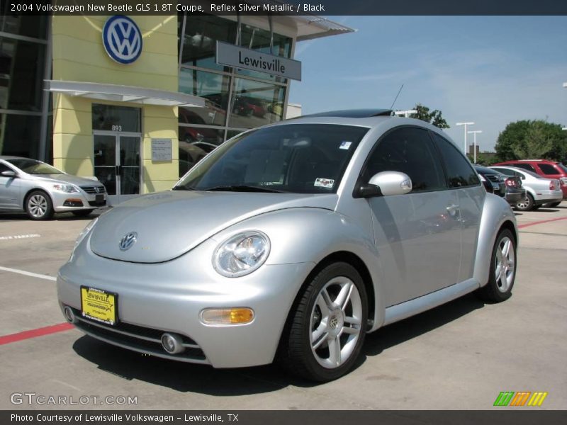 Reflex Silver Metallic / Black 2004 Volkswagen New Beetle GLS 1.8T Coupe
