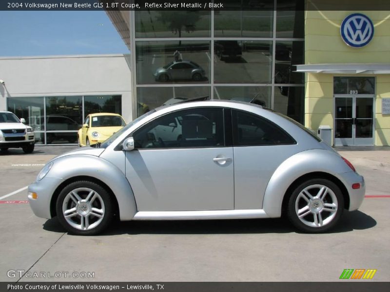 Reflex Silver Metallic / Black 2004 Volkswagen New Beetle GLS 1.8T Coupe