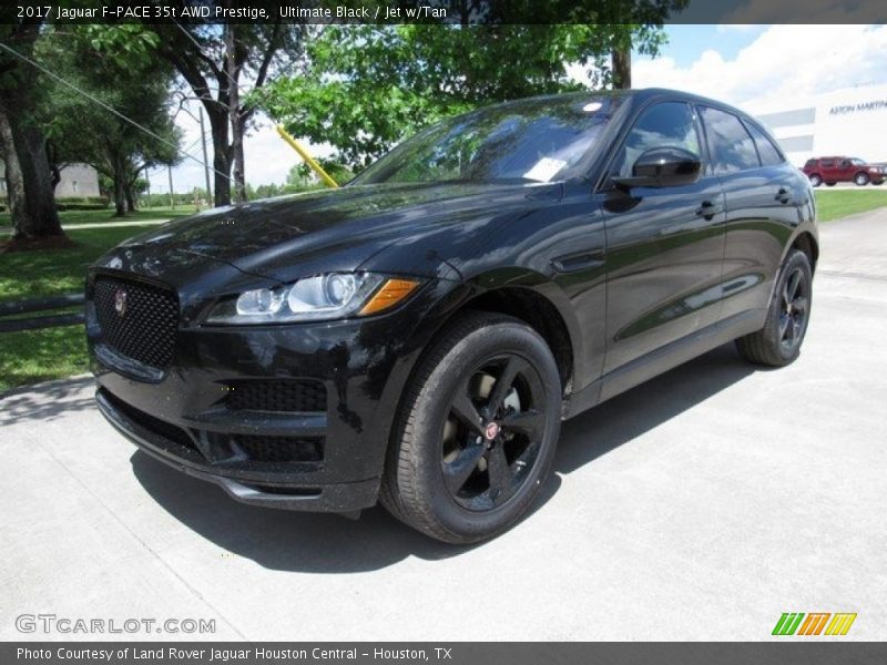 Ultimate Black / Jet w/Tan 2017 Jaguar F-PACE 35t AWD Prestige