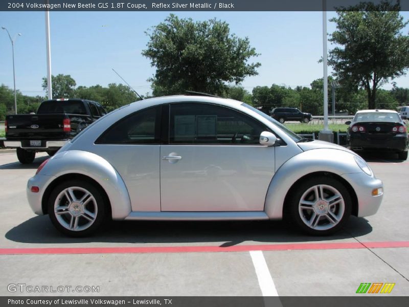 Reflex Silver Metallic / Black 2004 Volkswagen New Beetle GLS 1.8T Coupe