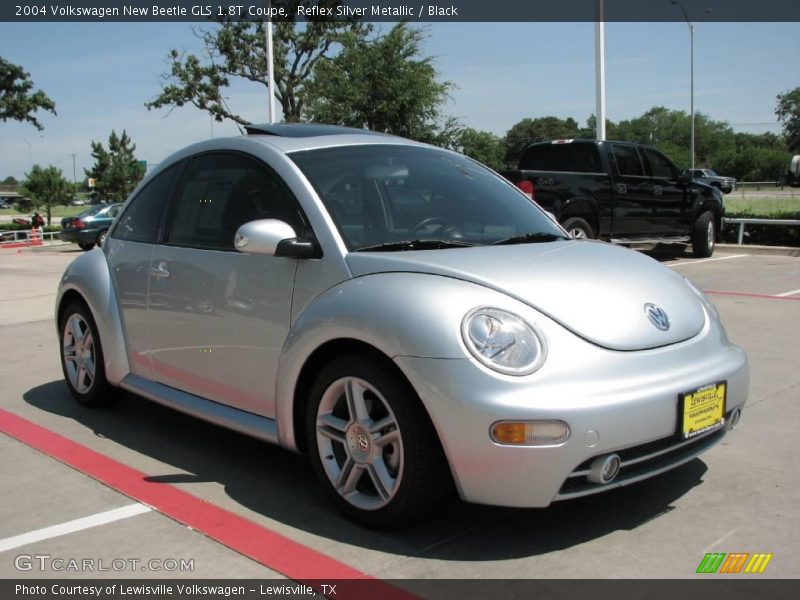 Reflex Silver Metallic / Black 2004 Volkswagen New Beetle GLS 1.8T Coupe