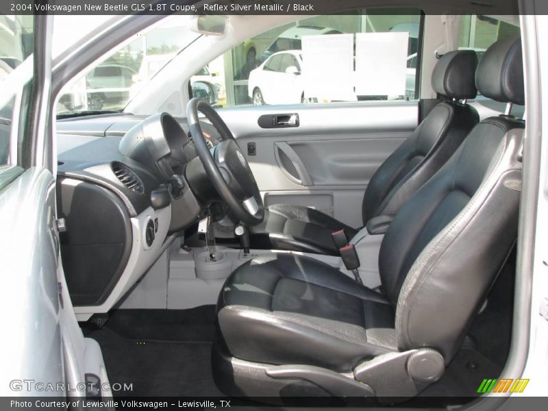 Reflex Silver Metallic / Black 2004 Volkswagen New Beetle GLS 1.8T Coupe