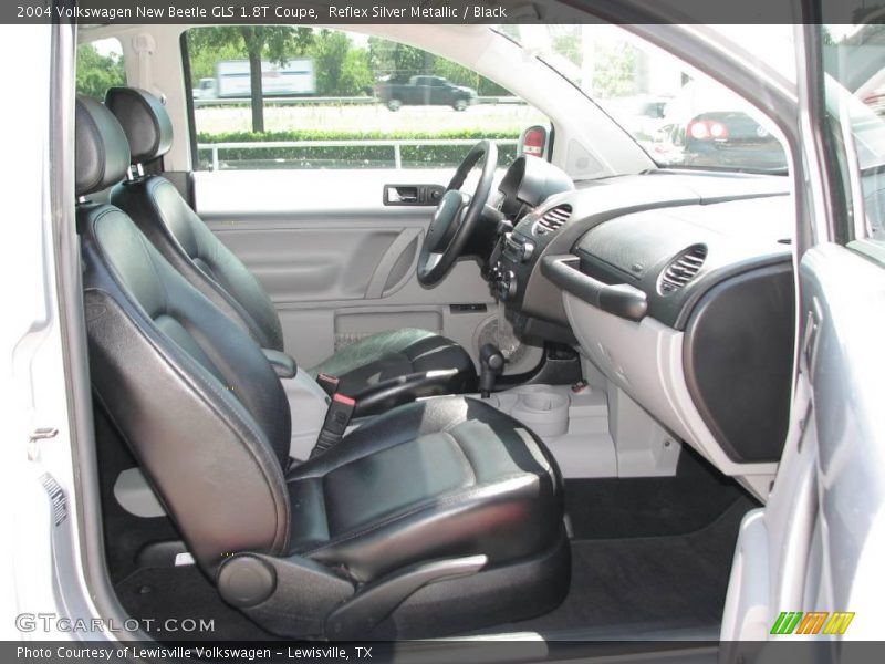 Reflex Silver Metallic / Black 2004 Volkswagen New Beetle GLS 1.8T Coupe