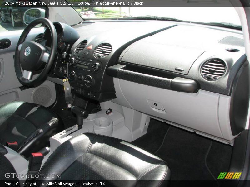 Reflex Silver Metallic / Black 2004 Volkswagen New Beetle GLS 1.8T Coupe