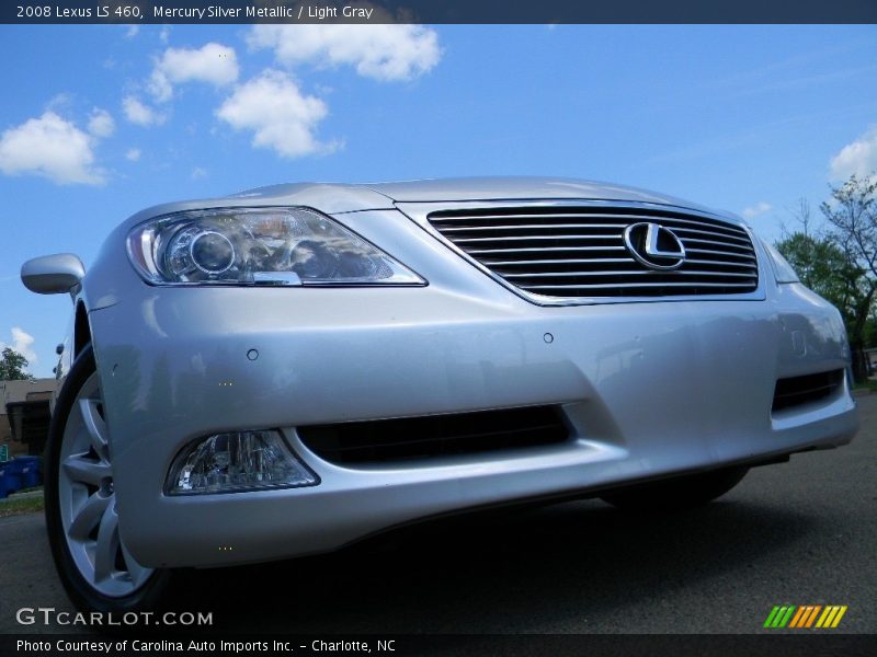 Mercury Silver Metallic / Light Gray 2008 Lexus LS 460