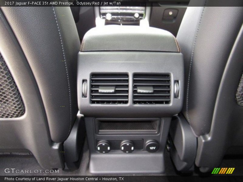 Odyssey Red / Jet w/Tan 2017 Jaguar F-PACE 35t AWD Prestige