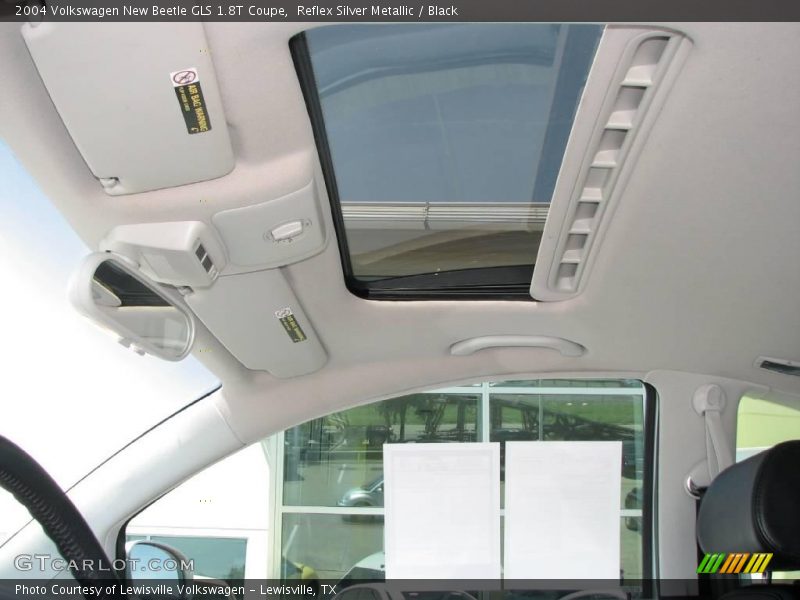 Reflex Silver Metallic / Black 2004 Volkswagen New Beetle GLS 1.8T Coupe