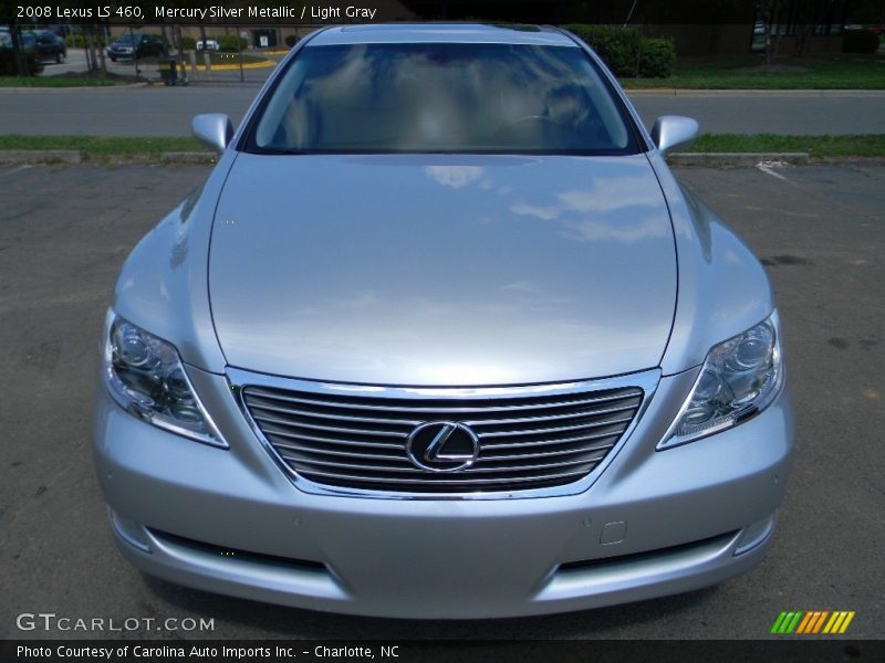 Mercury Silver Metallic / Light Gray 2008 Lexus LS 460