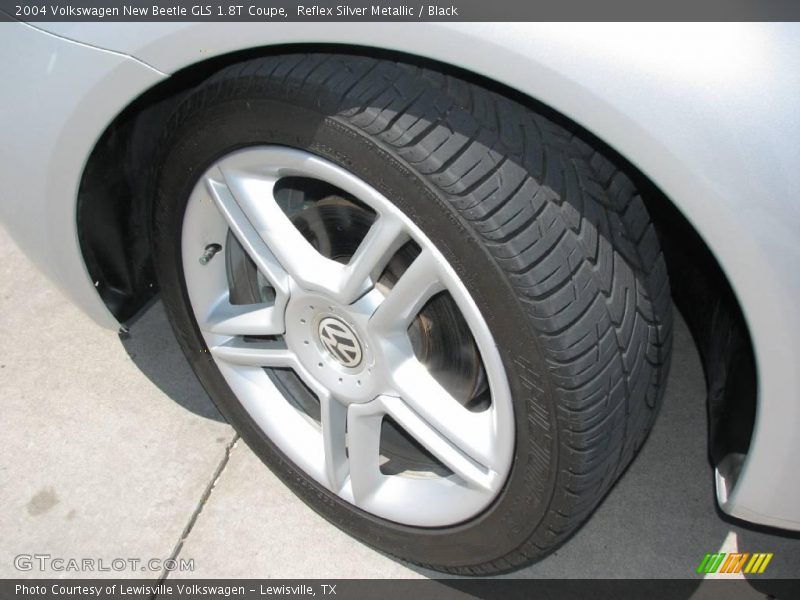 Reflex Silver Metallic / Black 2004 Volkswagen New Beetle GLS 1.8T Coupe
