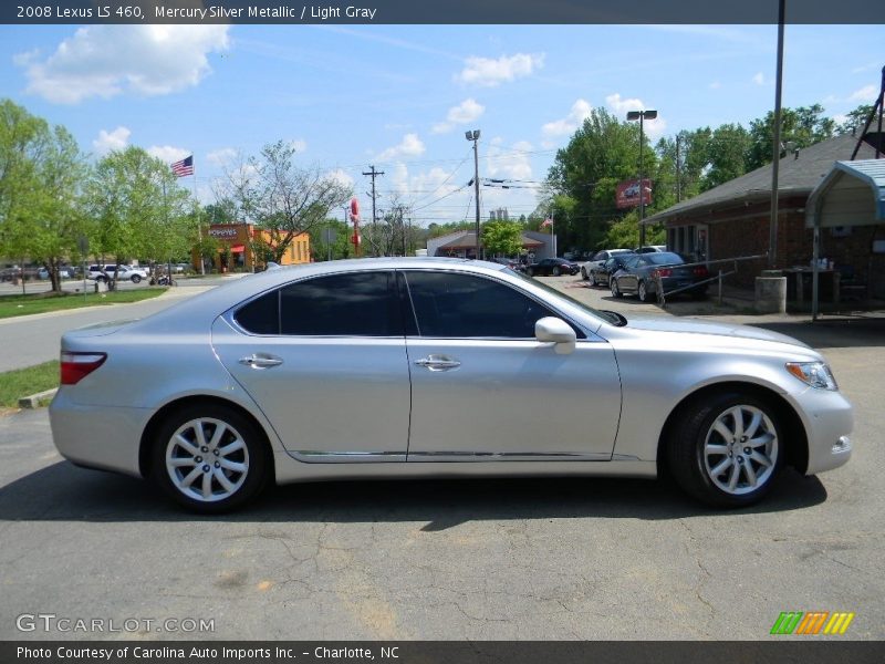 Mercury Silver Metallic / Light Gray 2008 Lexus LS 460