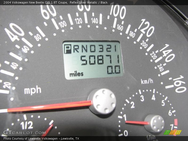 Reflex Silver Metallic / Black 2004 Volkswagen New Beetle GLS 1.8T Coupe