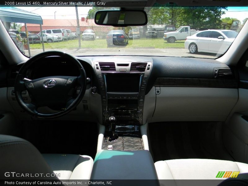 Mercury Silver Metallic / Light Gray 2008 Lexus LS 460