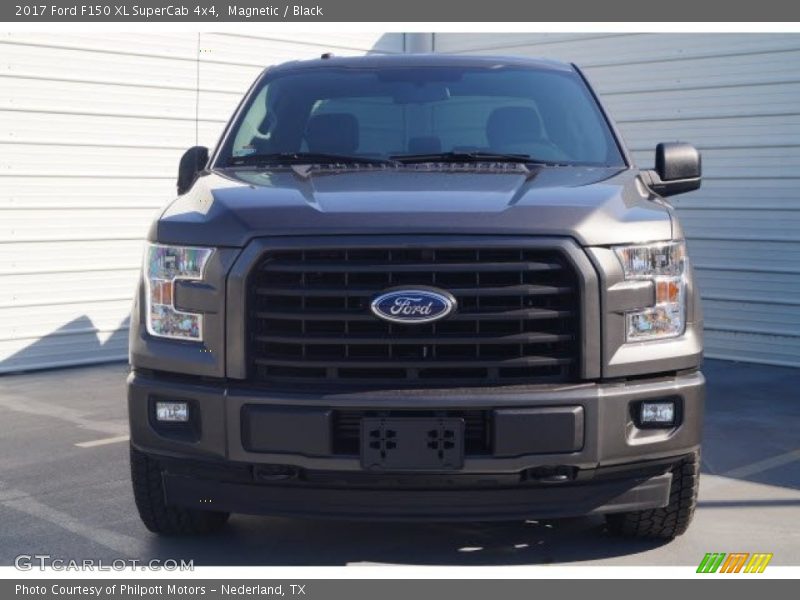 Magnetic / Black 2017 Ford F150 XL SuperCab 4x4