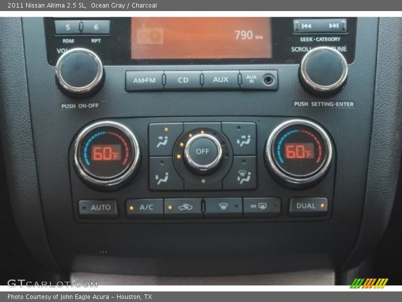 Ocean Gray / Charcoal 2011 Nissan Altima 2.5 SL