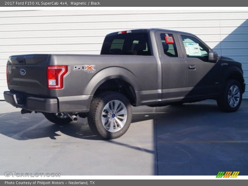 Magnetic / Black 2017 Ford F150 XL SuperCab 4x4
