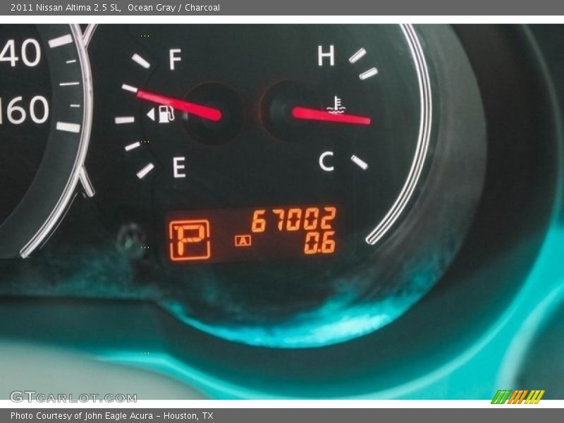 Ocean Gray / Charcoal 2011 Nissan Altima 2.5 SL