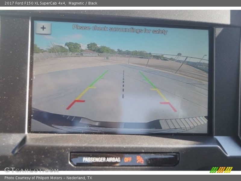 Magnetic / Black 2017 Ford F150 XL SuperCab 4x4