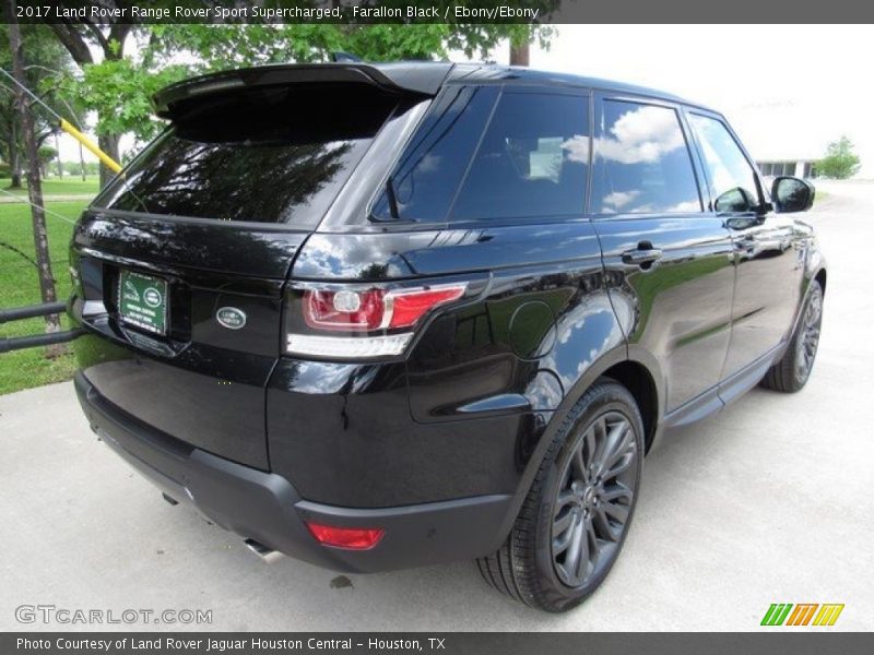Farallon Black / Ebony/Ebony 2017 Land Rover Range Rover Sport Supercharged