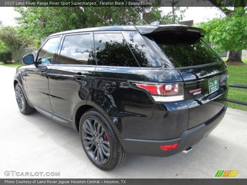 Farallon Black / Ebony/Ebony 2017 Land Rover Range Rover Sport Supercharged