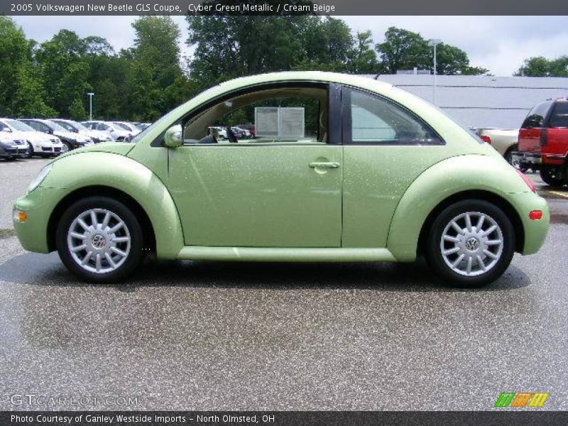 Cyber Green Metallic / Cream Beige 2005 Volkswagen New Beetle GLS Coupe