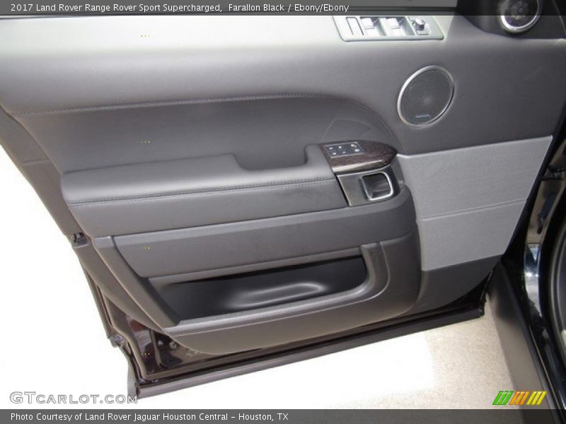 Farallon Black / Ebony/Ebony 2017 Land Rover Range Rover Sport Supercharged