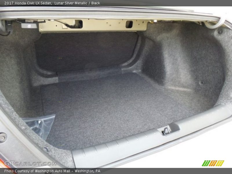 Lunar Silver Metallic / Black 2017 Honda Civic LX Sedan