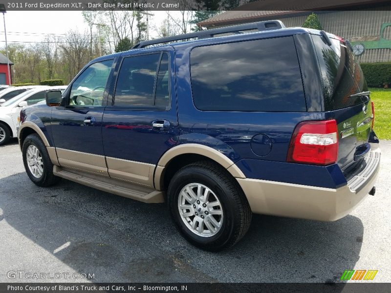 Dark Blue Pearl Metallic / Camel 2011 Ford Expedition XLT
