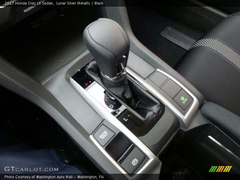 Lunar Silver Metallic / Black 2017 Honda Civic LX Sedan