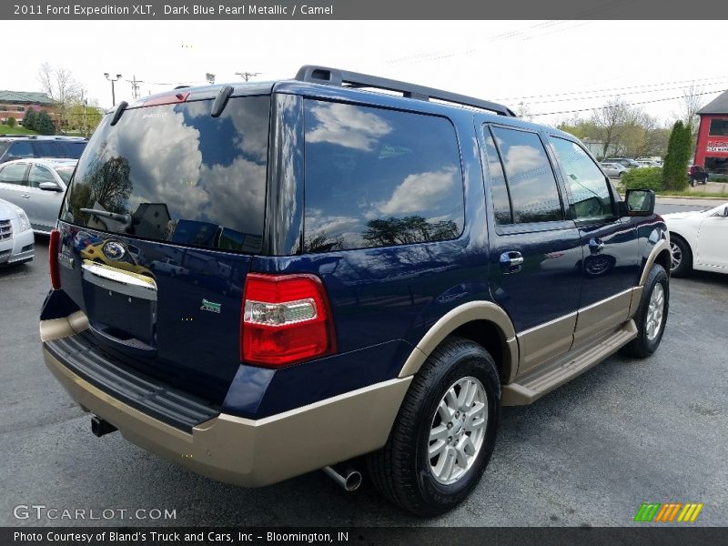 Dark Blue Pearl Metallic / Camel 2011 Ford Expedition XLT