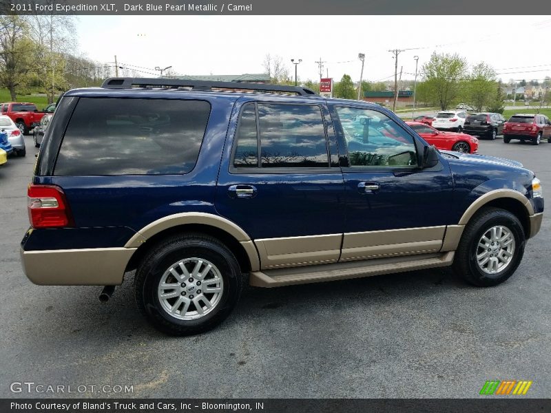 Dark Blue Pearl Metallic / Camel 2011 Ford Expedition XLT
