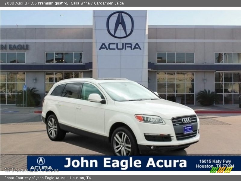 Calla White / Cardamom Beige 2008 Audi Q7 3.6 Premium quattro