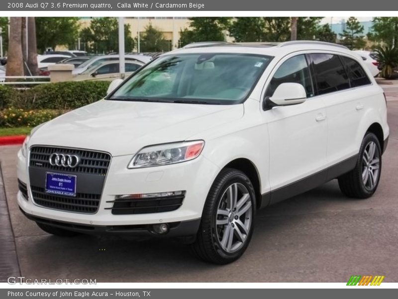 Calla White / Cardamom Beige 2008 Audi Q7 3.6 Premium quattro
