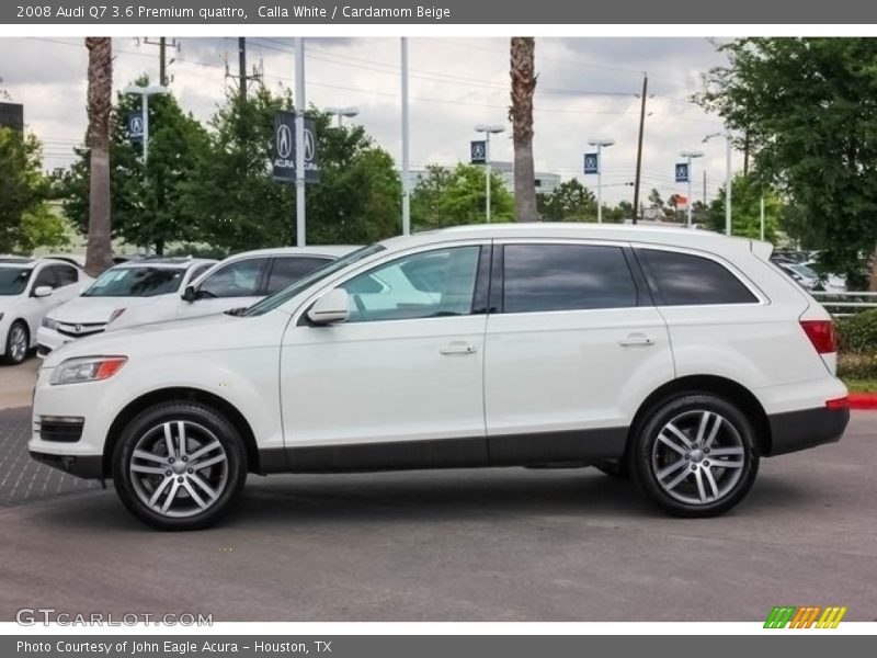 Calla White / Cardamom Beige 2008 Audi Q7 3.6 Premium quattro