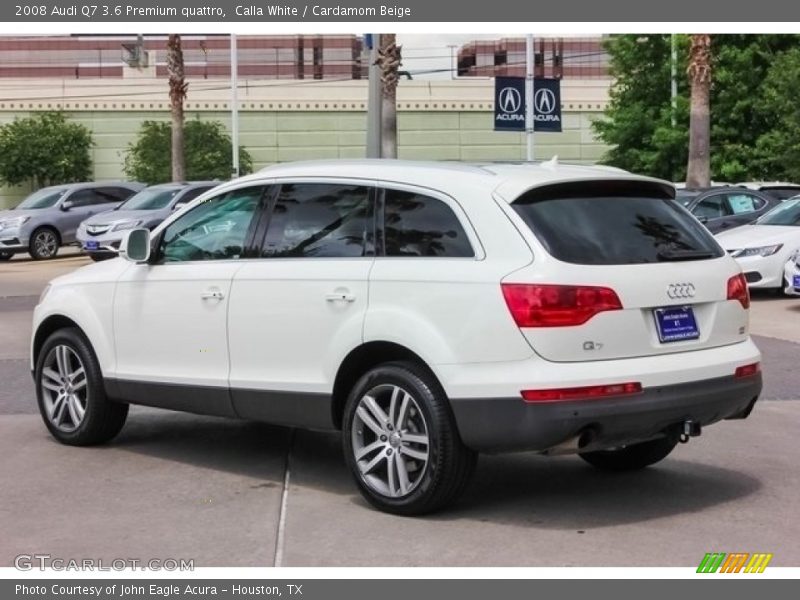 Calla White / Cardamom Beige 2008 Audi Q7 3.6 Premium quattro