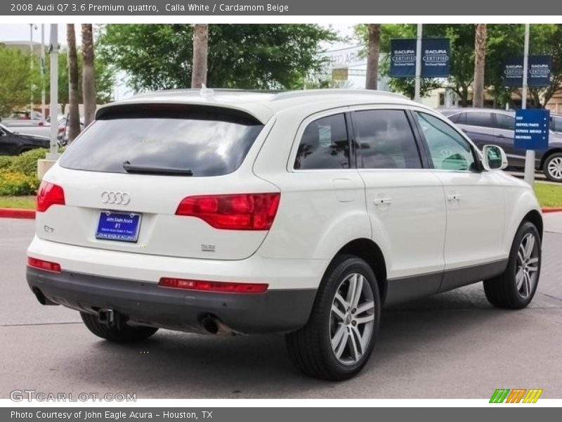 Calla White / Cardamom Beige 2008 Audi Q7 3.6 Premium quattro
