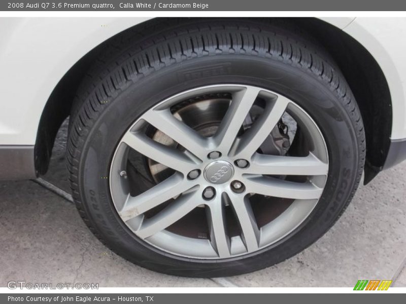 Calla White / Cardamom Beige 2008 Audi Q7 3.6 Premium quattro