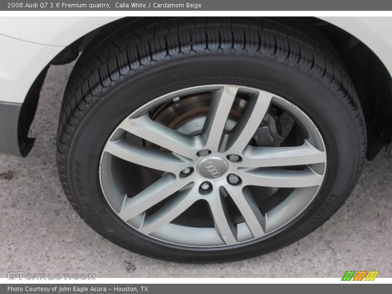 Calla White / Cardamom Beige 2008 Audi Q7 3.6 Premium quattro