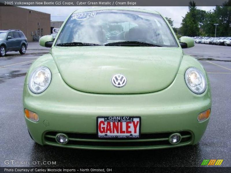 Cyber Green Metallic / Cream Beige 2005 Volkswagen New Beetle GLS Coupe