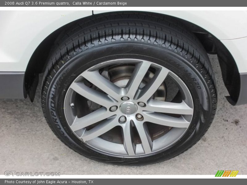 Calla White / Cardamom Beige 2008 Audi Q7 3.6 Premium quattro