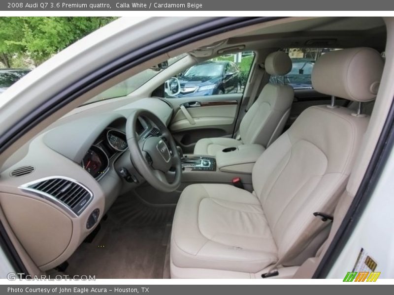 Calla White / Cardamom Beige 2008 Audi Q7 3.6 Premium quattro