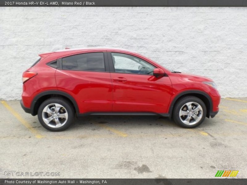 Milano Red / Black 2017 Honda HR-V EX-L AWD