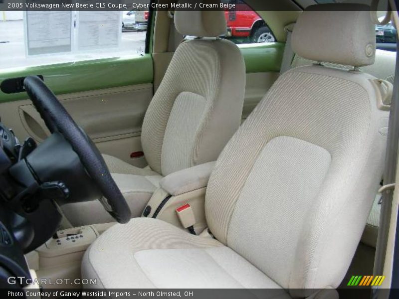 Cyber Green Metallic / Cream Beige 2005 Volkswagen New Beetle GLS Coupe