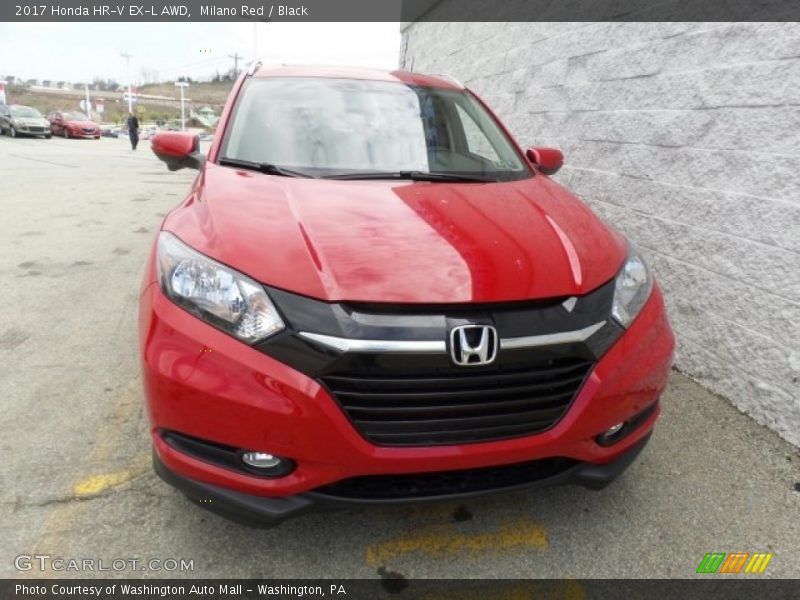 Milano Red / Black 2017 Honda HR-V EX-L AWD