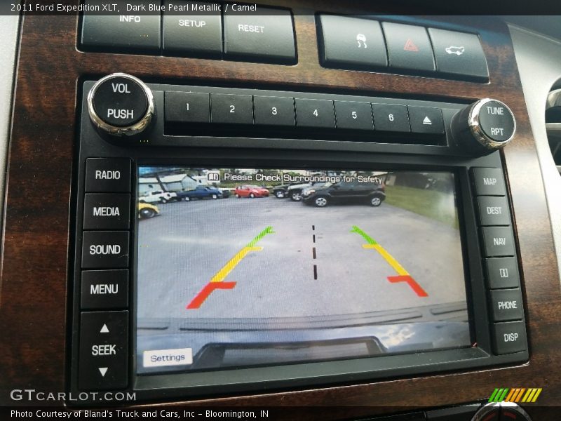 Dark Blue Pearl Metallic / Camel 2011 Ford Expedition XLT