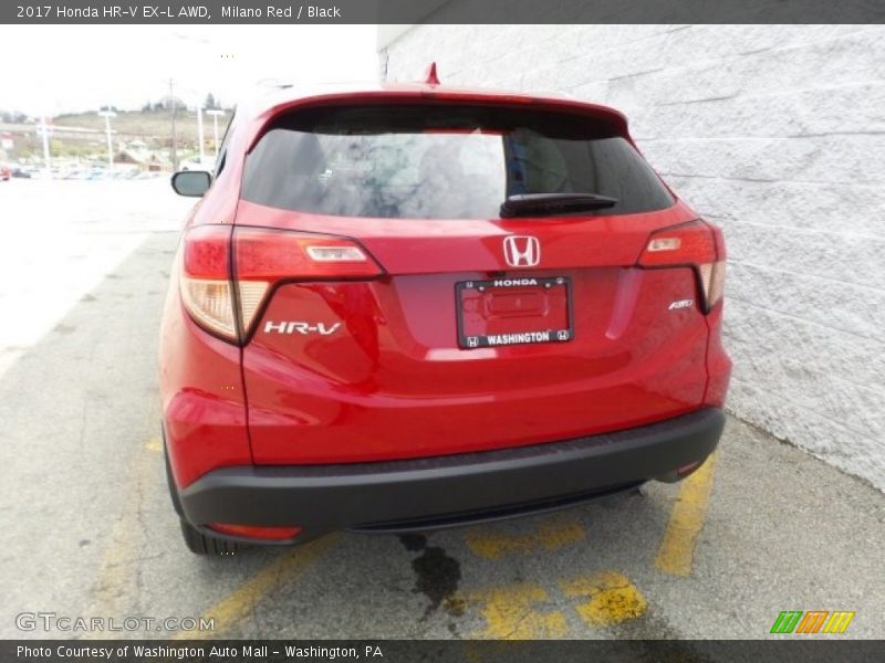Milano Red / Black 2017 Honda HR-V EX-L AWD