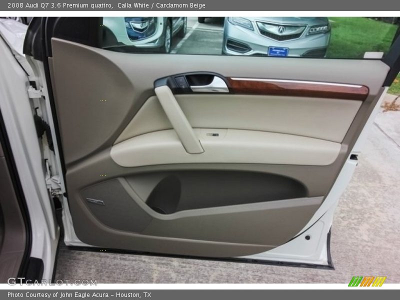 Calla White / Cardamom Beige 2008 Audi Q7 3.6 Premium quattro