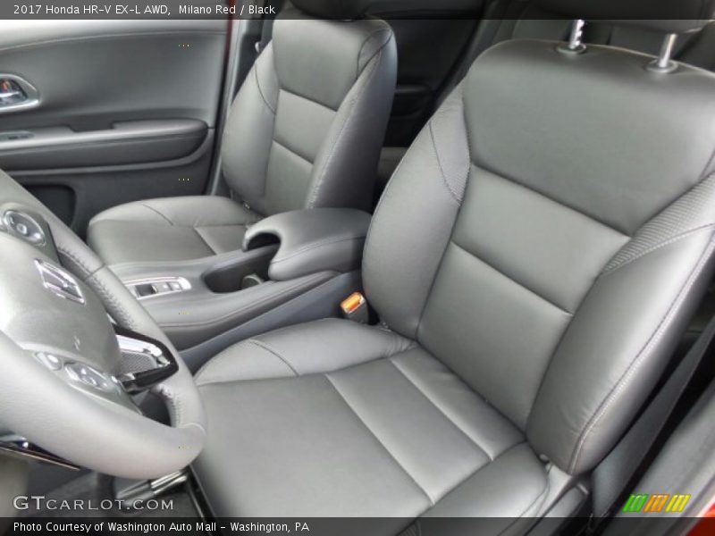 Milano Red / Black 2017 Honda HR-V EX-L AWD