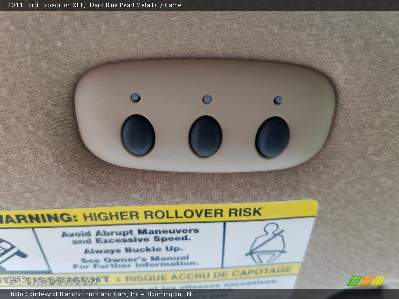 Dark Blue Pearl Metallic / Camel 2011 Ford Expedition XLT