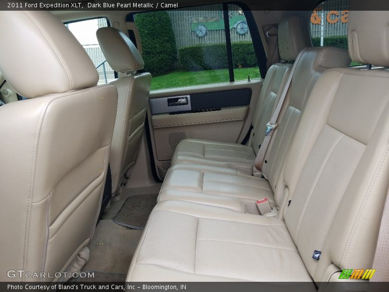 Dark Blue Pearl Metallic / Camel 2011 Ford Expedition XLT