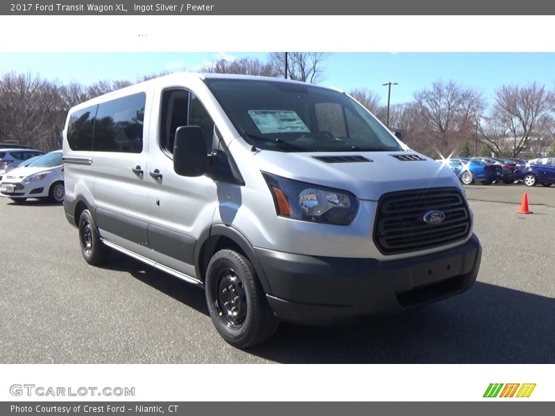 Ingot Silver / Pewter 2017 Ford Transit Wagon XL